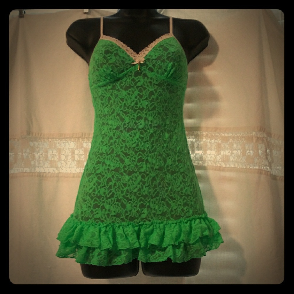 Victoria's Secret Camisol Slip with Ruffle Hem in